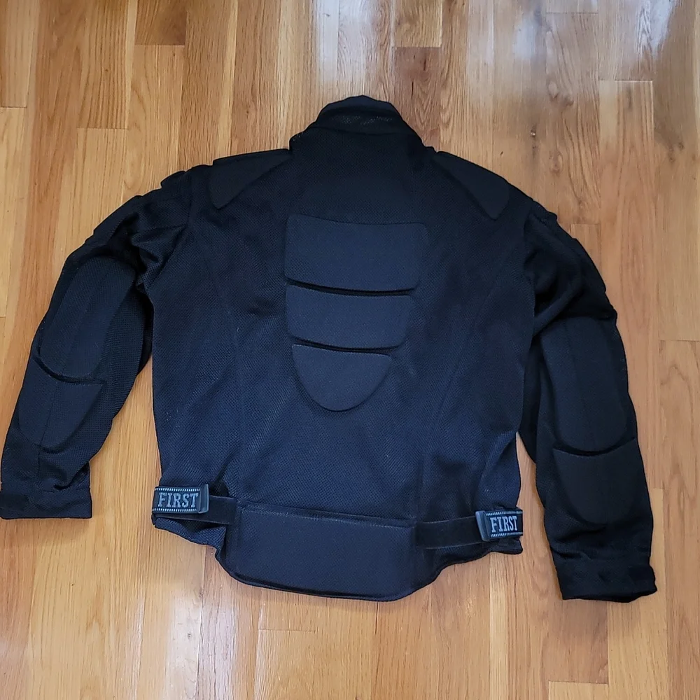 First Racing Motorcycle Jacket, Black, Size Large - Picture 8 of 11